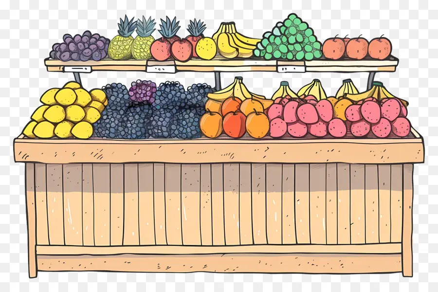 Puesto De Frutas，Frutas PNG