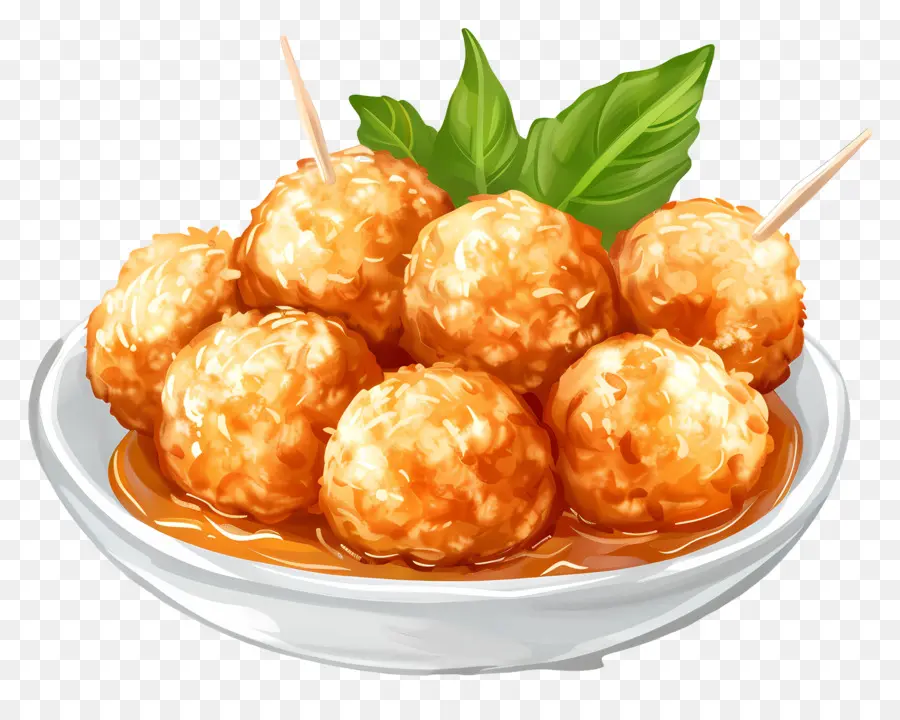 Bolas De Pollo，Albóndigas PNG