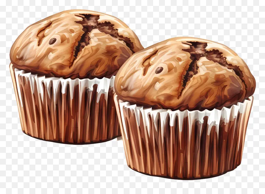 Panecillos，Muffins De Chocolate PNG