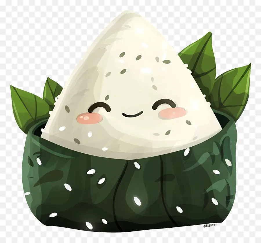 Lindo Onigiri，Dibujos Animados De Pera PNG