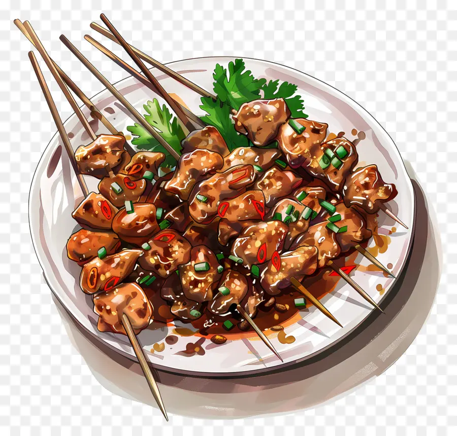 Satay，Alitas De Pollo PNG