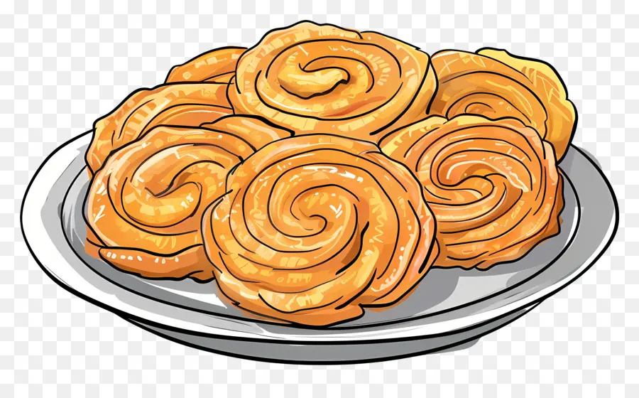 Jalebi，Rollos De Canela PNG