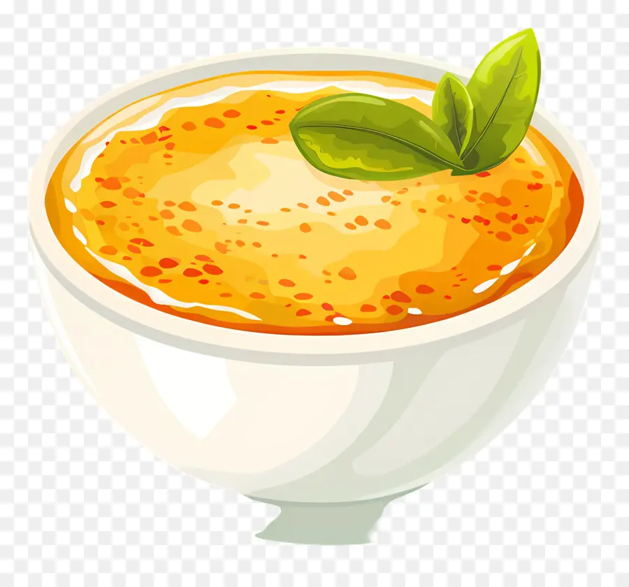 La Crème Brûlée，Sopa De Calabaza PNG