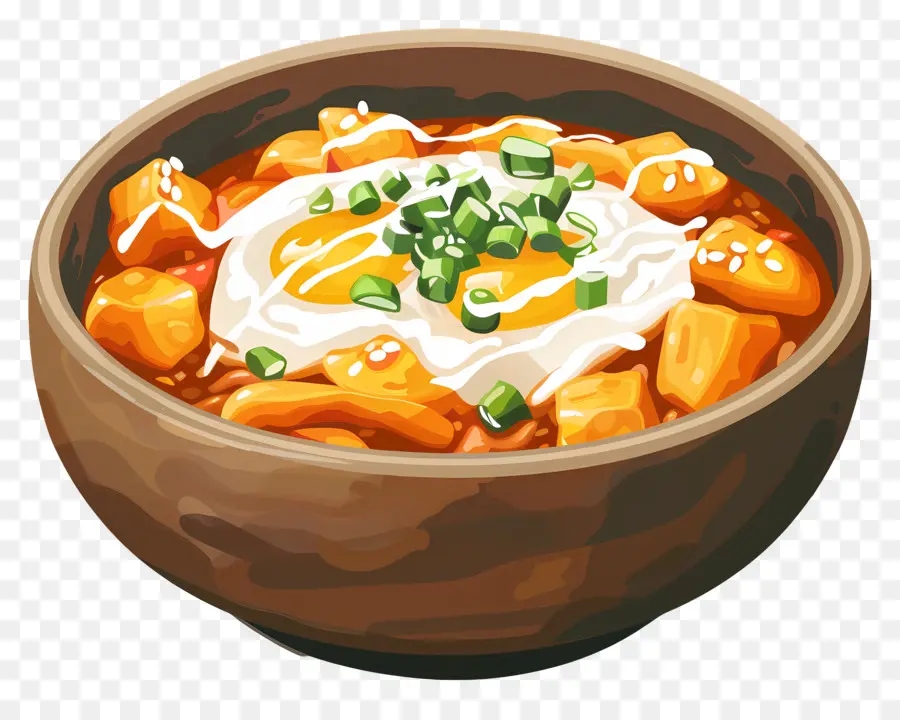 Cheesy Tteokbokki，Cocina Asiática PNG