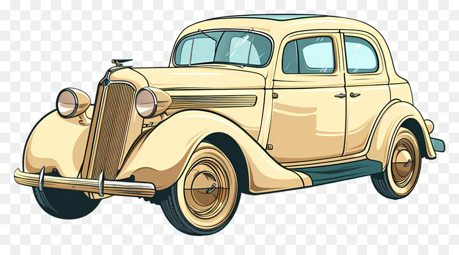 Coches De época，Dibujos Animados De Coches PNG