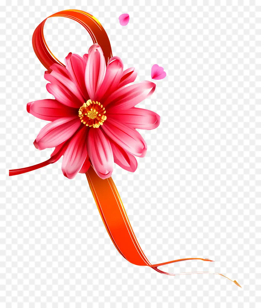 Raksha Bandhan，Flor Rosa PNG