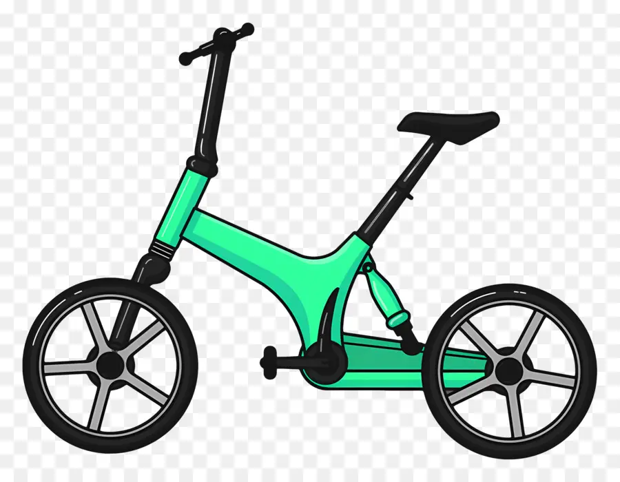 Bicicleta Deportiva，Bicicleta Verde PNG