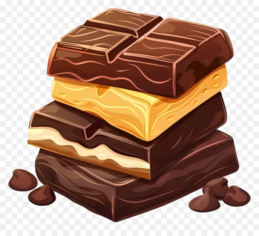 Chocolate，Barras De Chocolate PNG