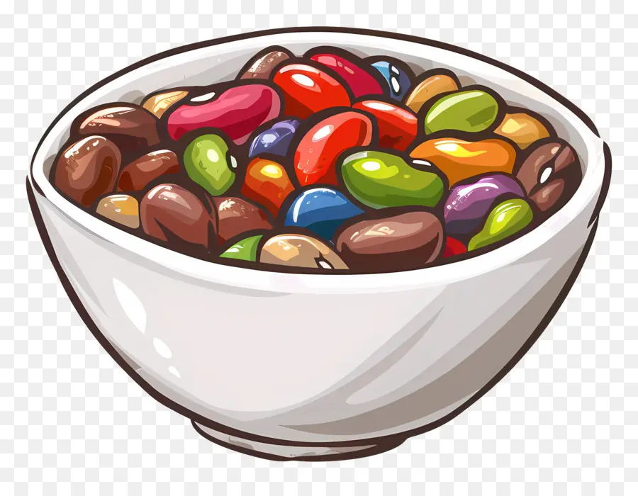 Tazón De Frijoles，Frijolitos Confitados PNG