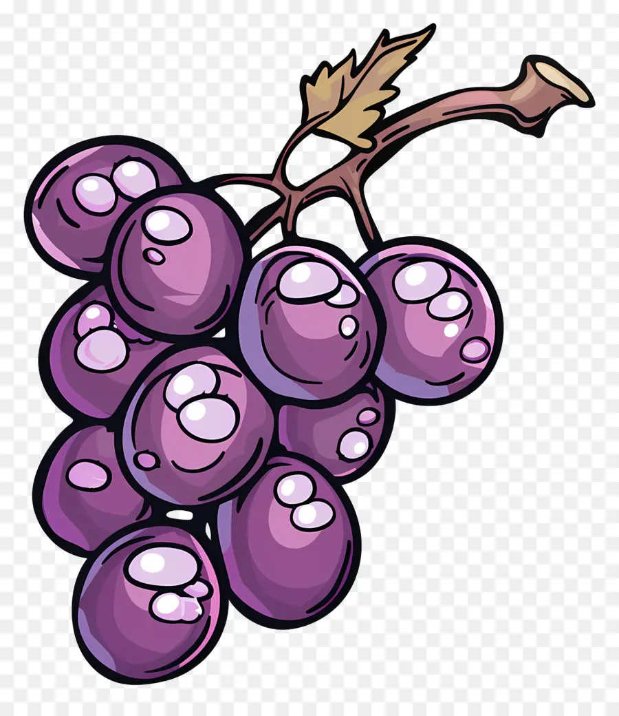 Las Uvas，Uvas Moradas PNG