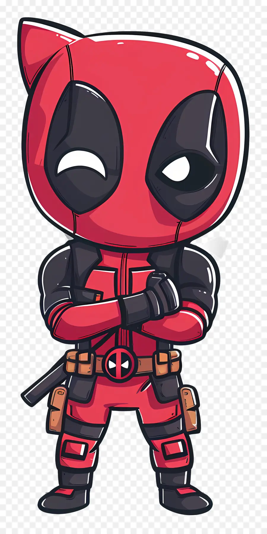 Lindo Deadpool，Personaje De Dibujos Animados PNG