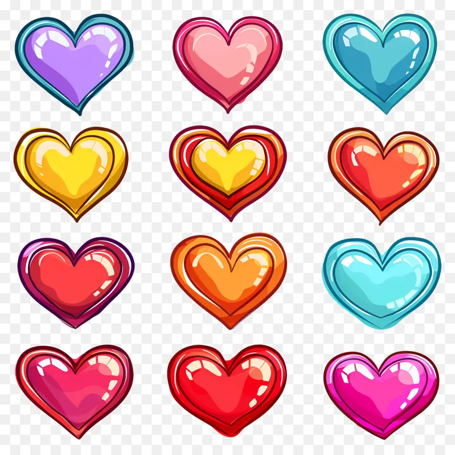 Corazones，El Amor PNG