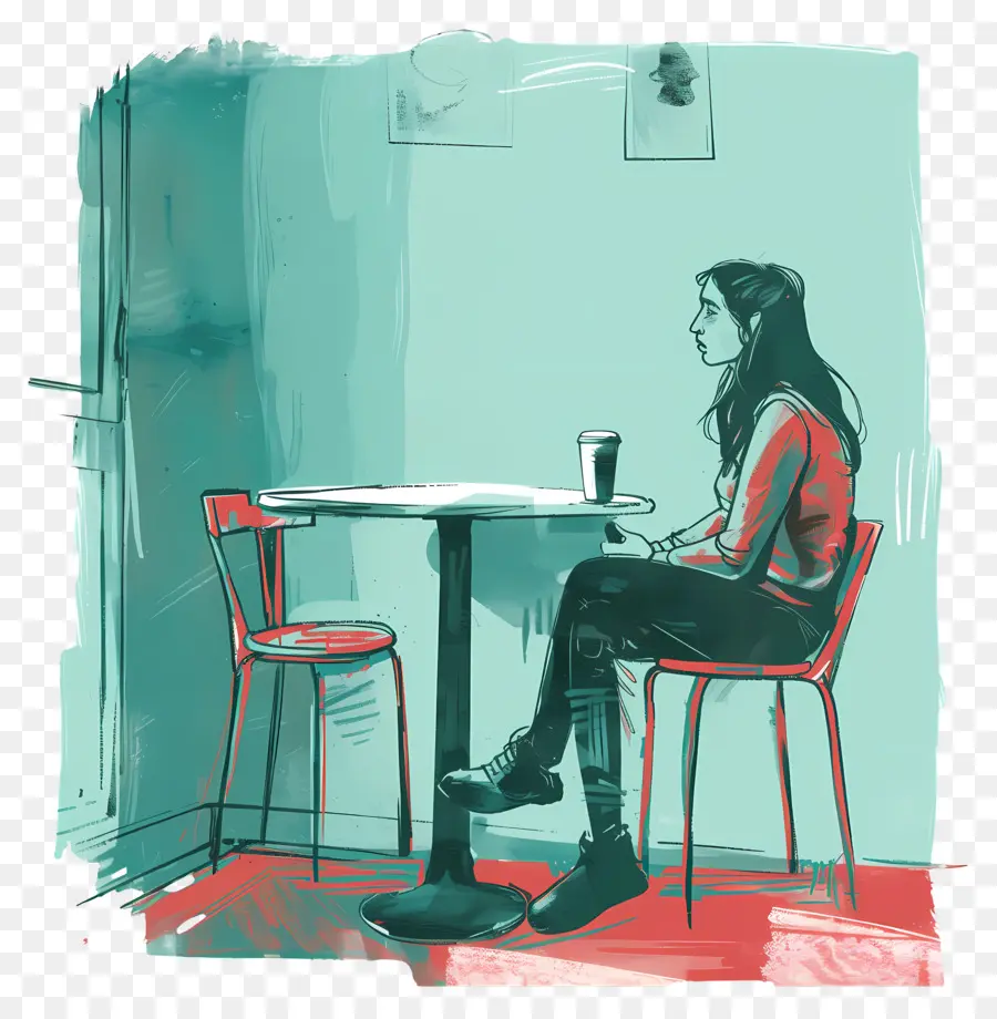 Cafe，Mujer PNG