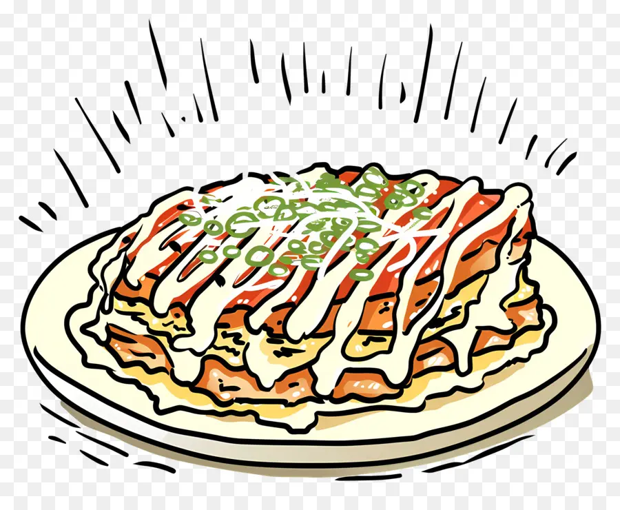 Okonomiyaki，Pizza PNG