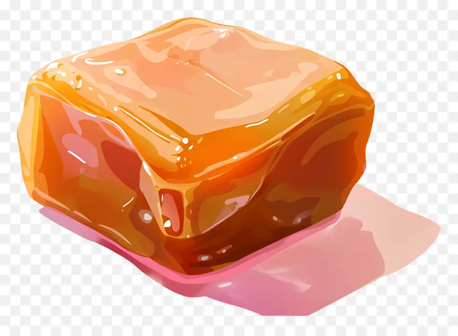 Caramelo，Fruto De Cubo PNG