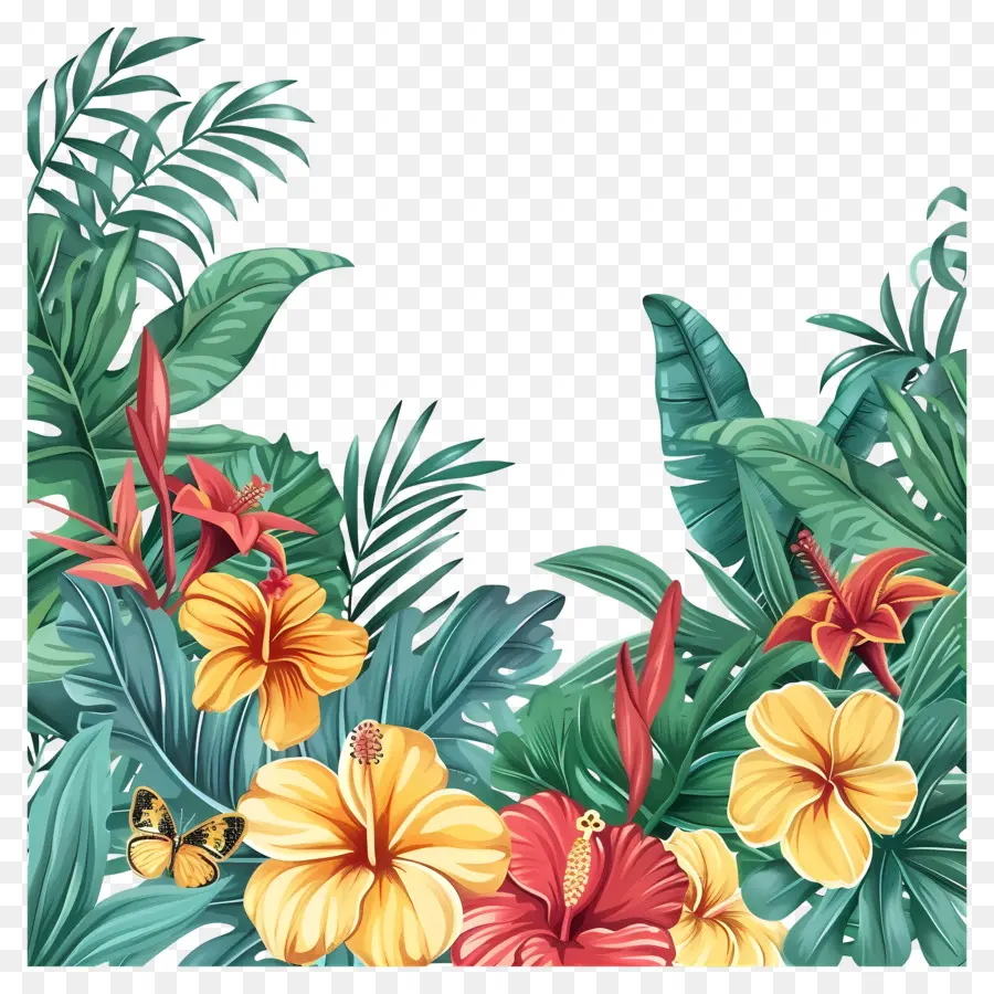 Flor Tropical，Flores Tropicales PNG