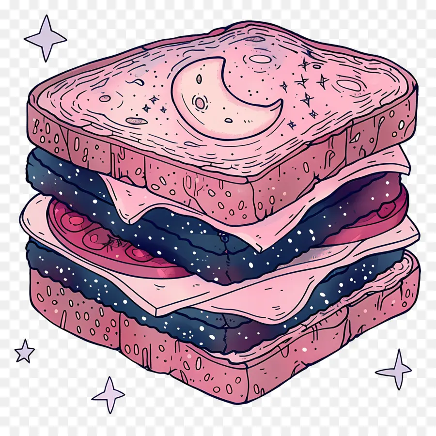 Sandwich，Pastel PNG