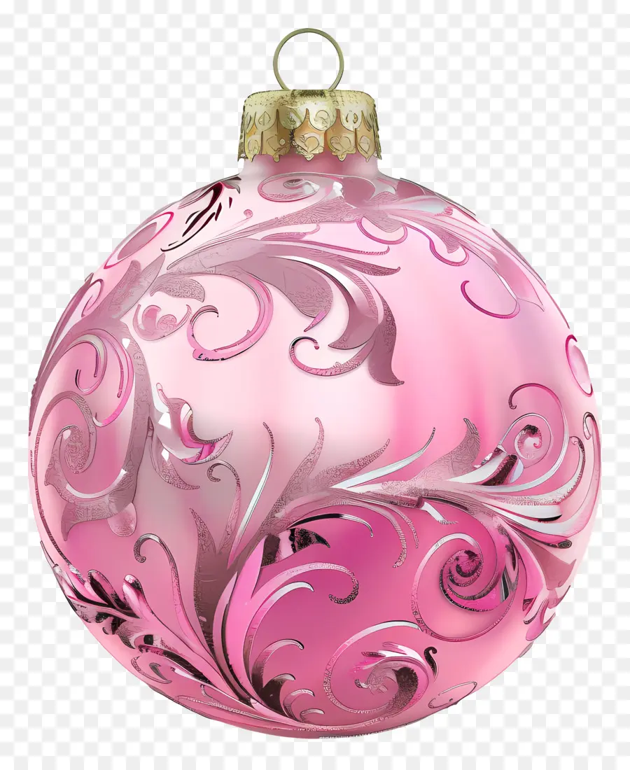 Adorno Rosa，Navidad PNG