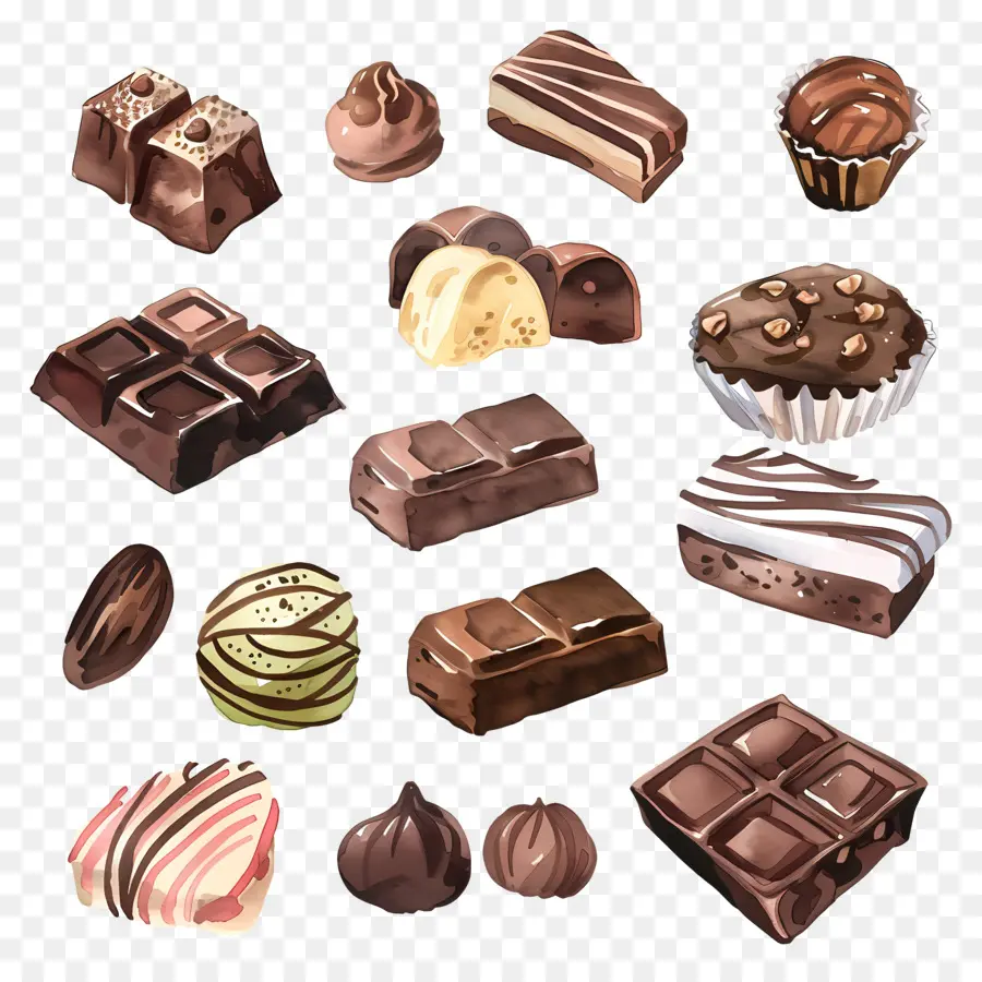 Chocolate，El Chocolate Oscuro PNG