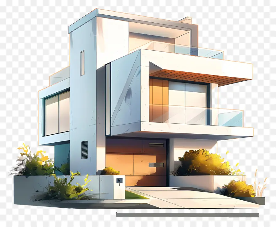 Modern House，La Arquitectura Moderna PNG