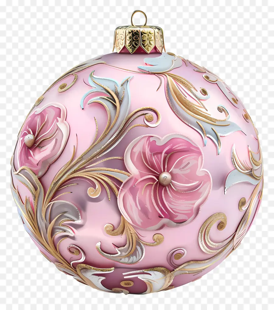 Adorno De Navidad，Rosa Adorno PNG