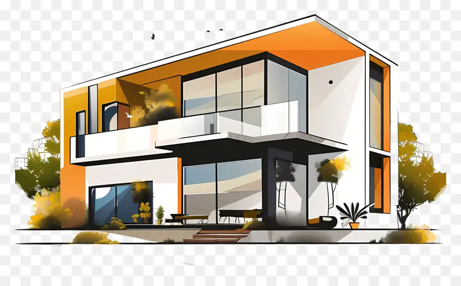 Modern House，Casa Contemporánea PNG