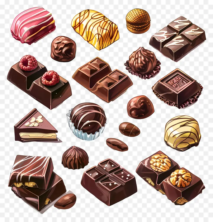 Chocolate，Dulces PNG