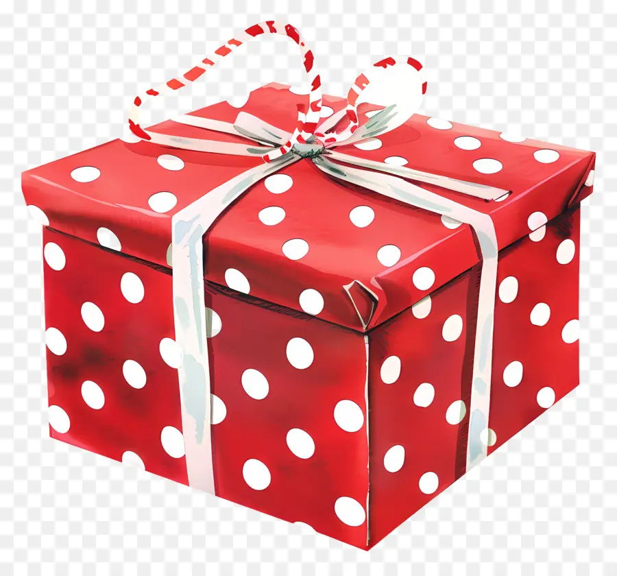 Rojo De La Caja De Regalo，Rojo PNG