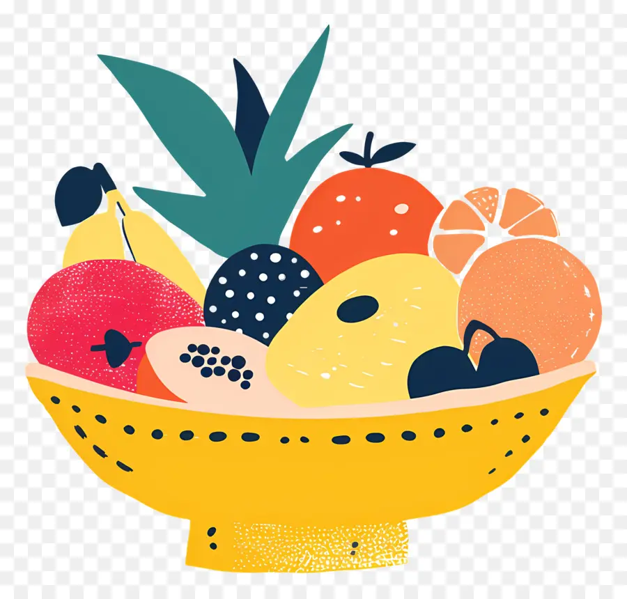 Tazón De Fruta，La Alimentación Saludable PNG