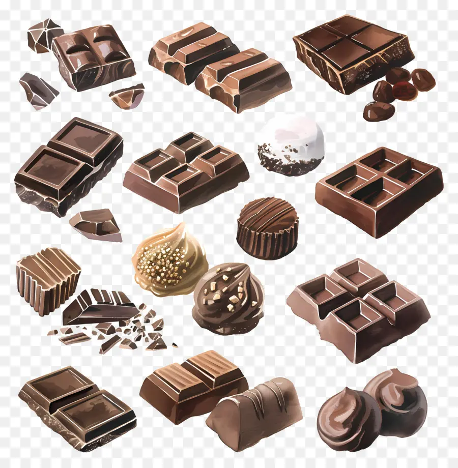 Chocolate，Barras De Chocolate PNG