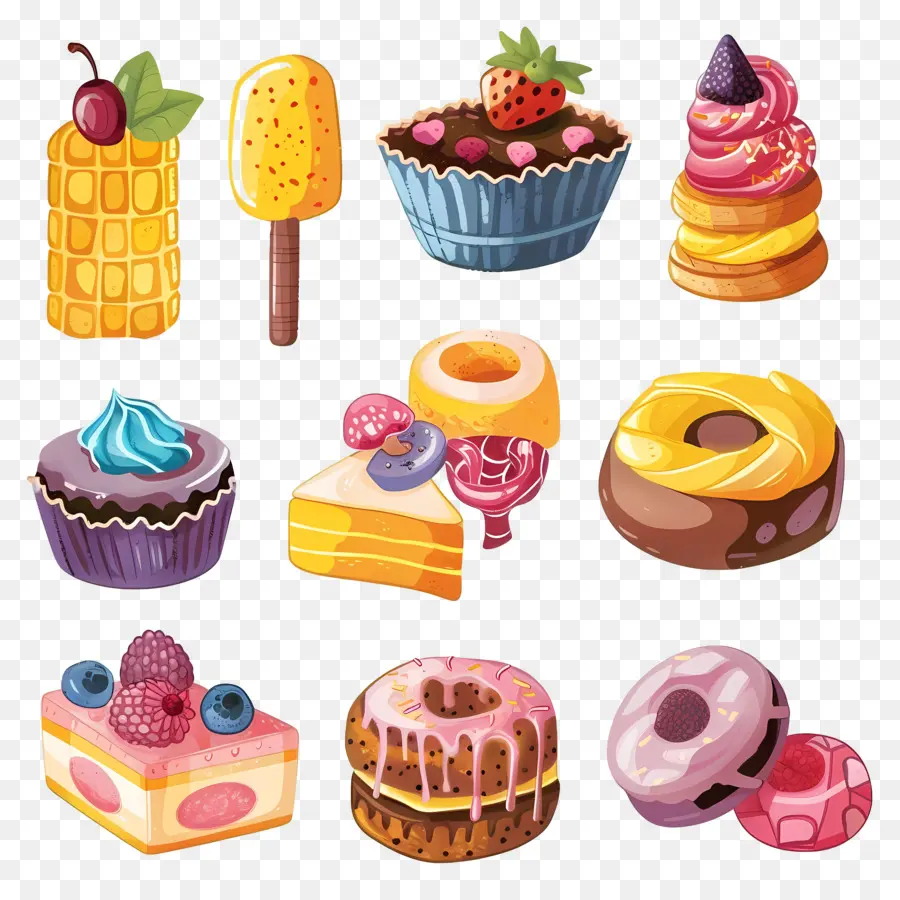 Dulces，Postres PNG