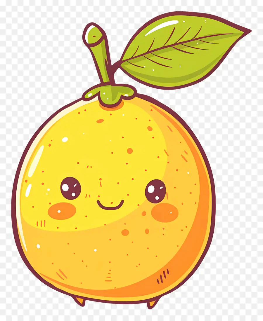 Lindo Limón，Dibujos Animados De Frutas PNG