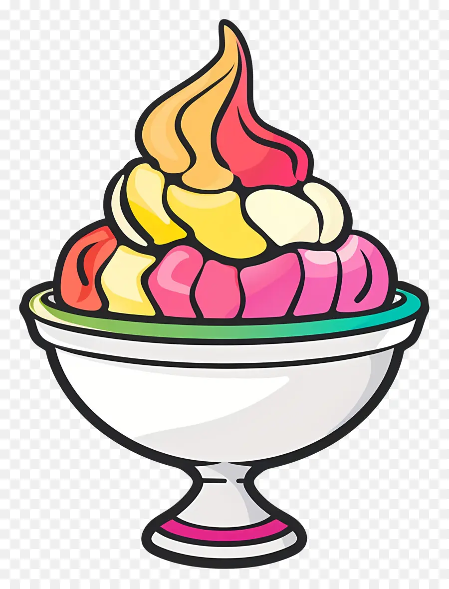 Tazón De Helado，Helado PNG