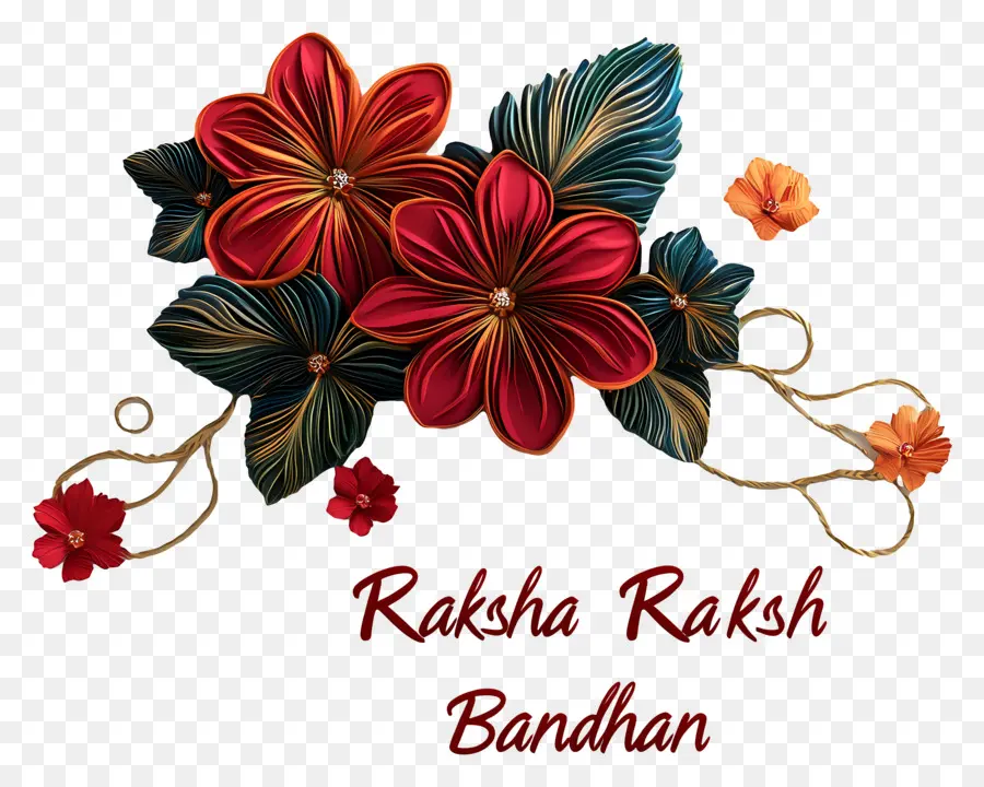 Raksha Bandhan，Arreglo De Flores PNG