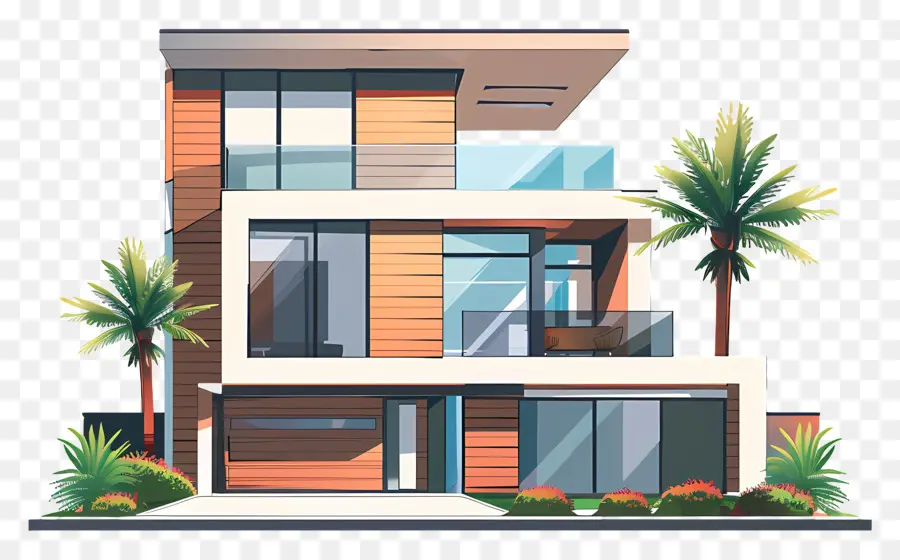 Modern House，La Arquitectura Moderna PNG