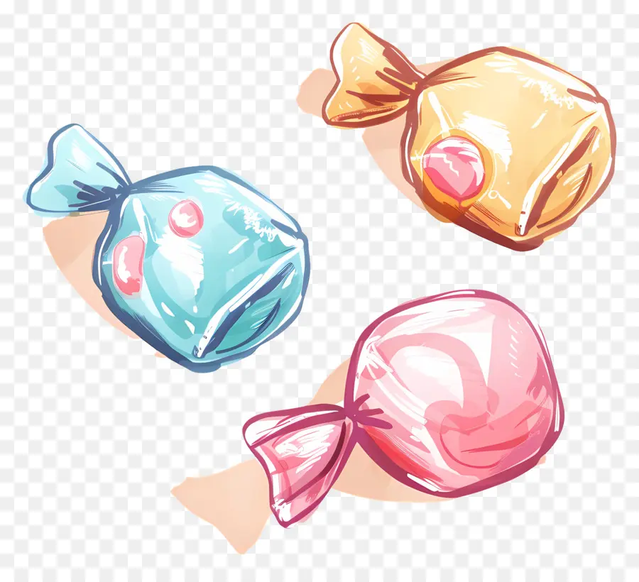 Caramelo，Bolsas De Caramelos PNG