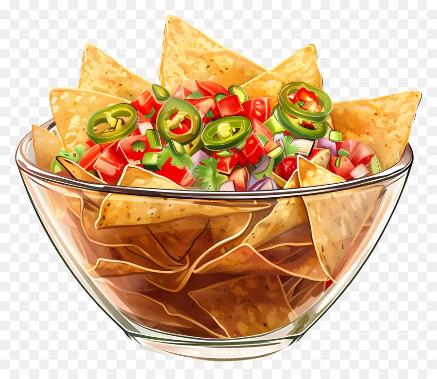 Tazón De Nachos，Chips De Nacho PNG