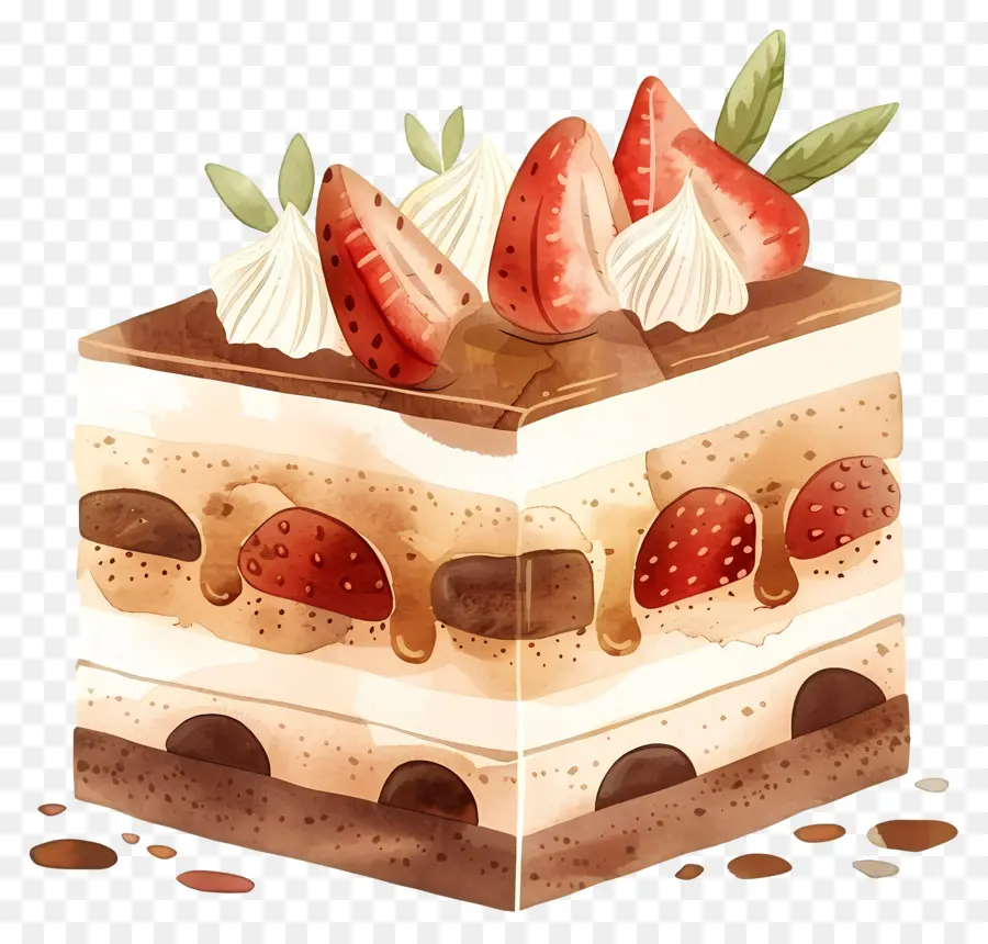 Tiramisú，Pastel De Lava De Chocolate PNG