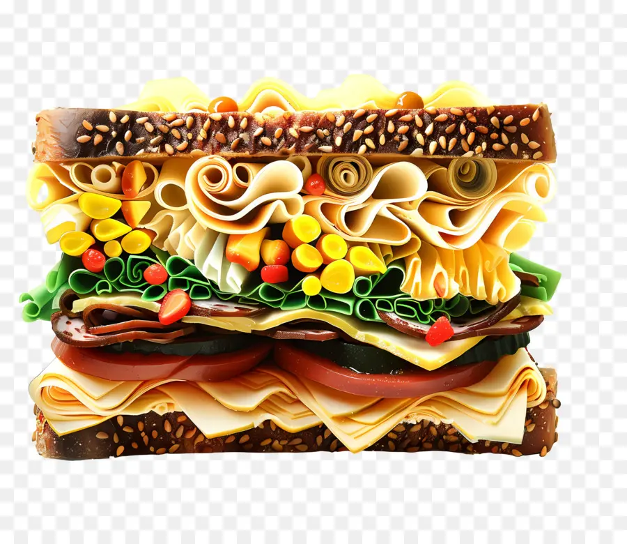 Delicioso Sándwich，Pan PNG