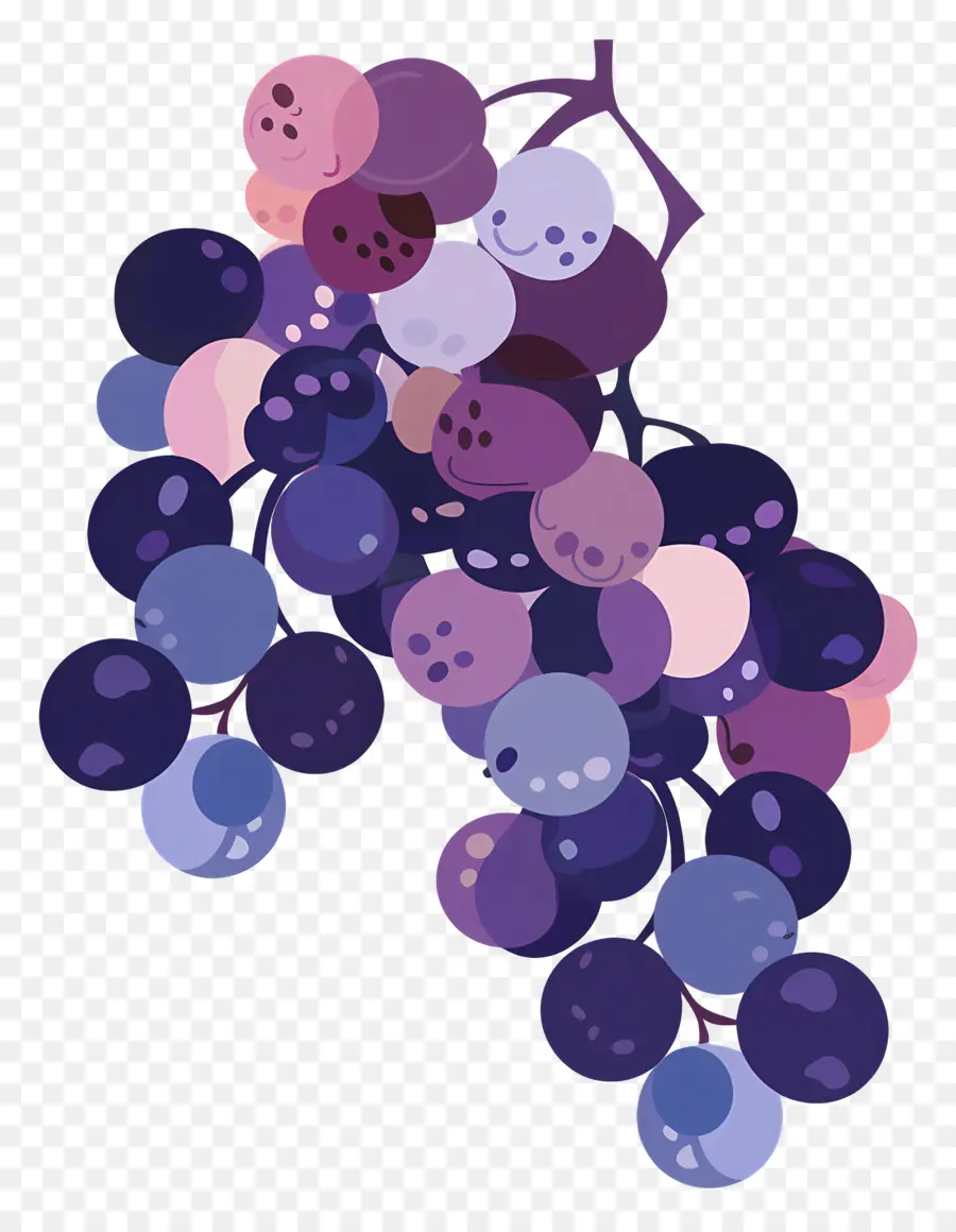 Las Uvas，Uvas Moradas PNG