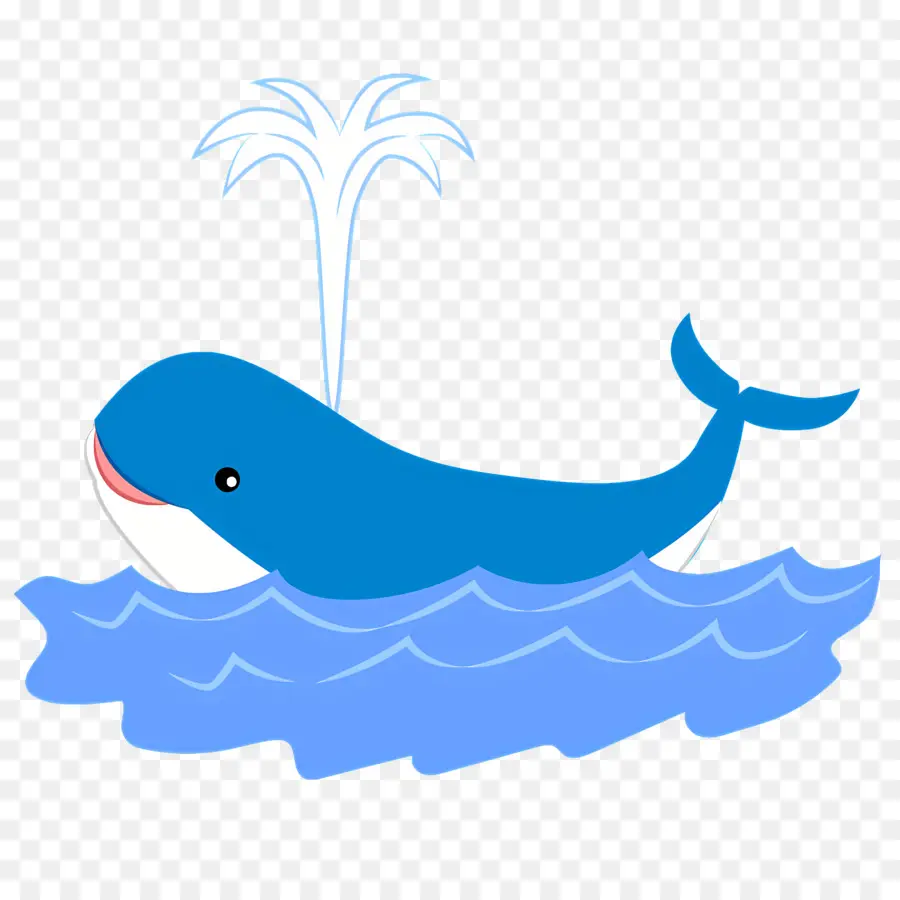 Ballena，Azul PNG