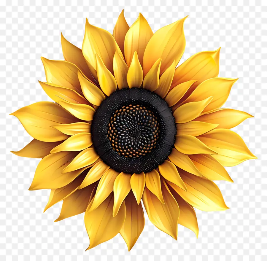 3d De Girasol，Girasol PNG