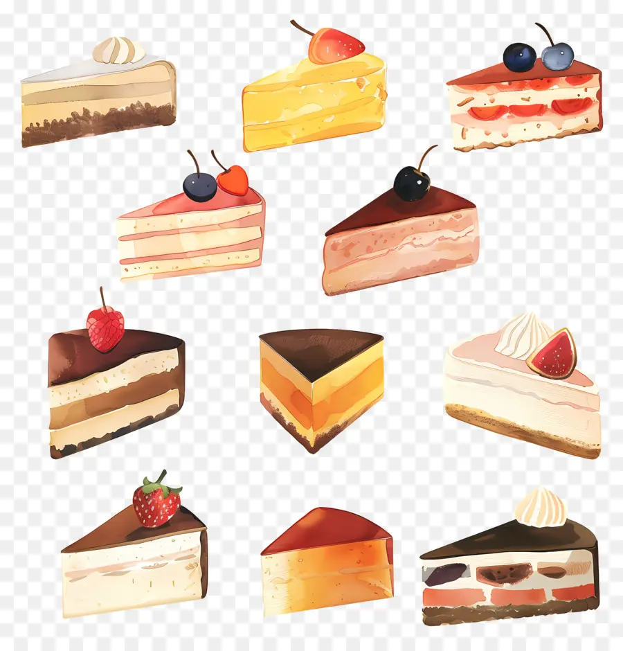 Tarta De Queso，Postres PNG