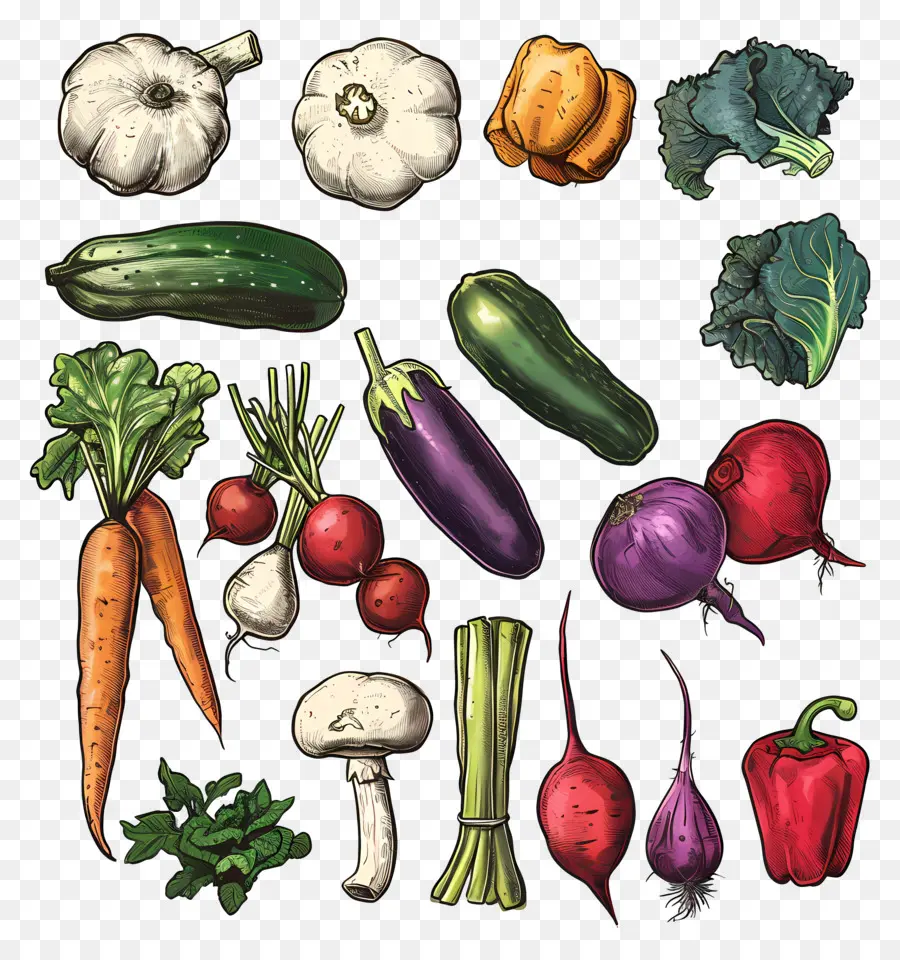 Verduras，Las Zanahorias PNG