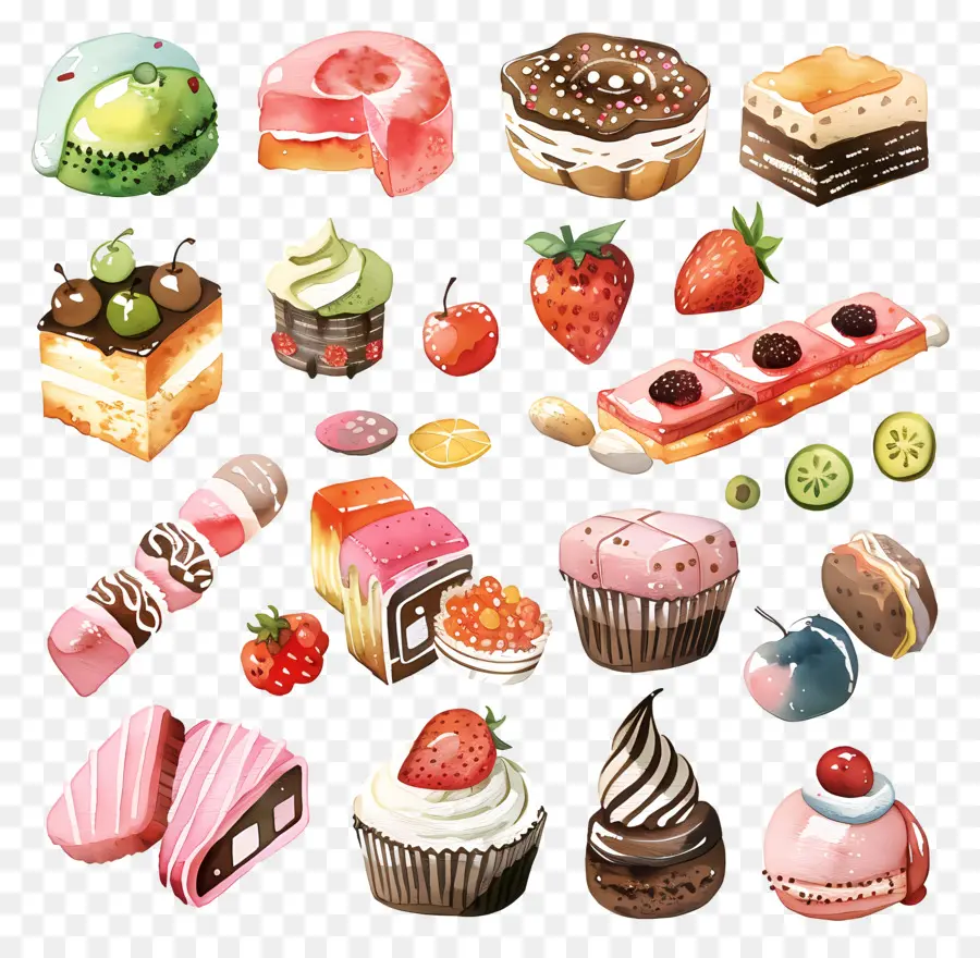 Dulces，Postres PNG