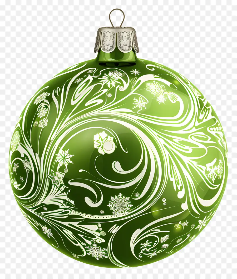 Adorno Verde，Navidad PNG