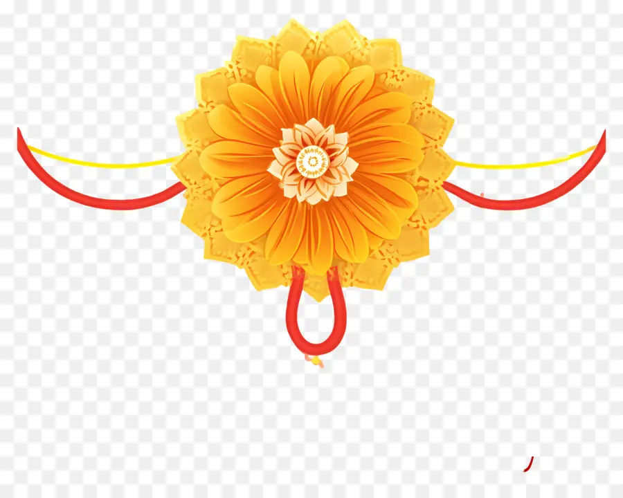 Raksha Bandhan，Flor De Naranja PNG