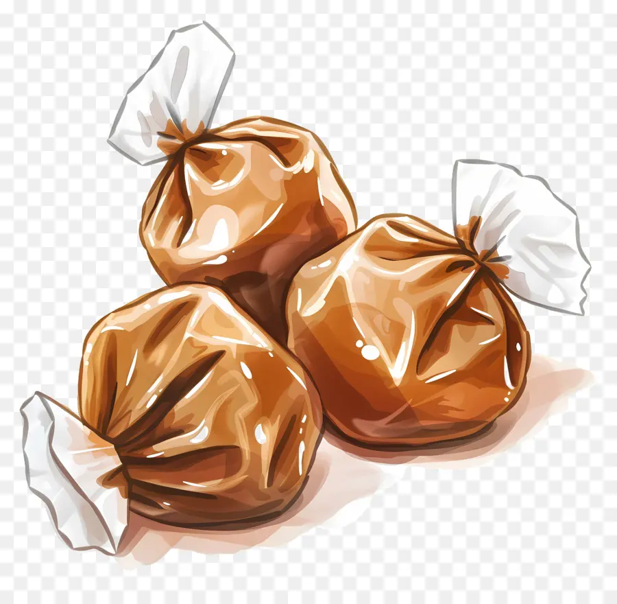 Caramelo，Trufas De Chocolate PNG