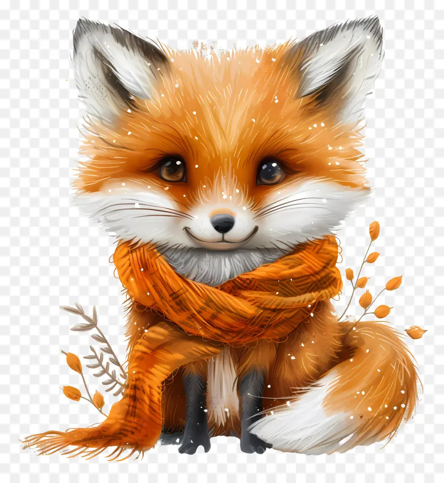 Lindo Fox，Bufanda PNG