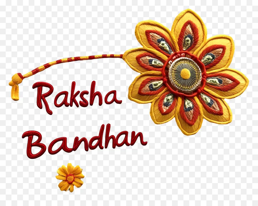 Raksha Bandhan，Flor Amarilla PNG